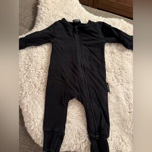 Little Bipsy Classic Black Kids Footie
